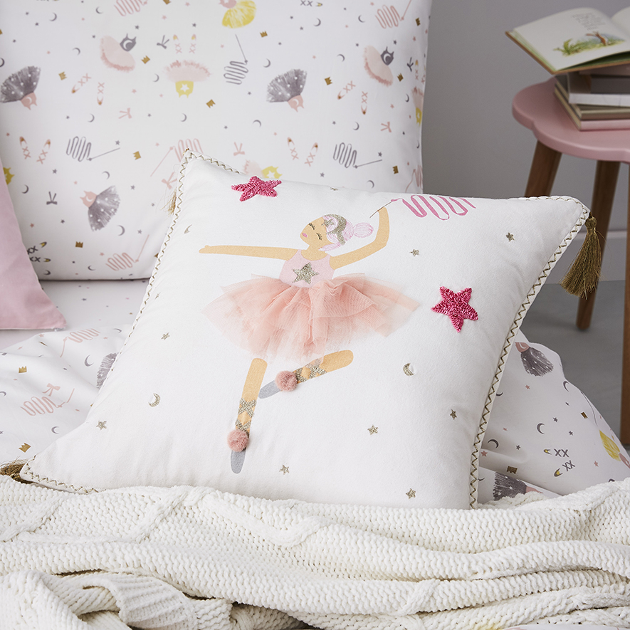 Adairs Kids Tutu Star Quilt Cover Set Pink Adairs
