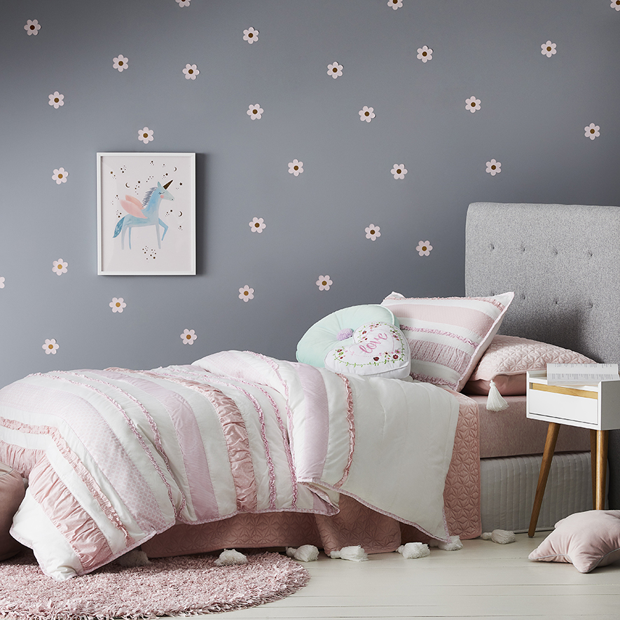 Adairs Kids Serendipity White Quilt Cover Set Adairs