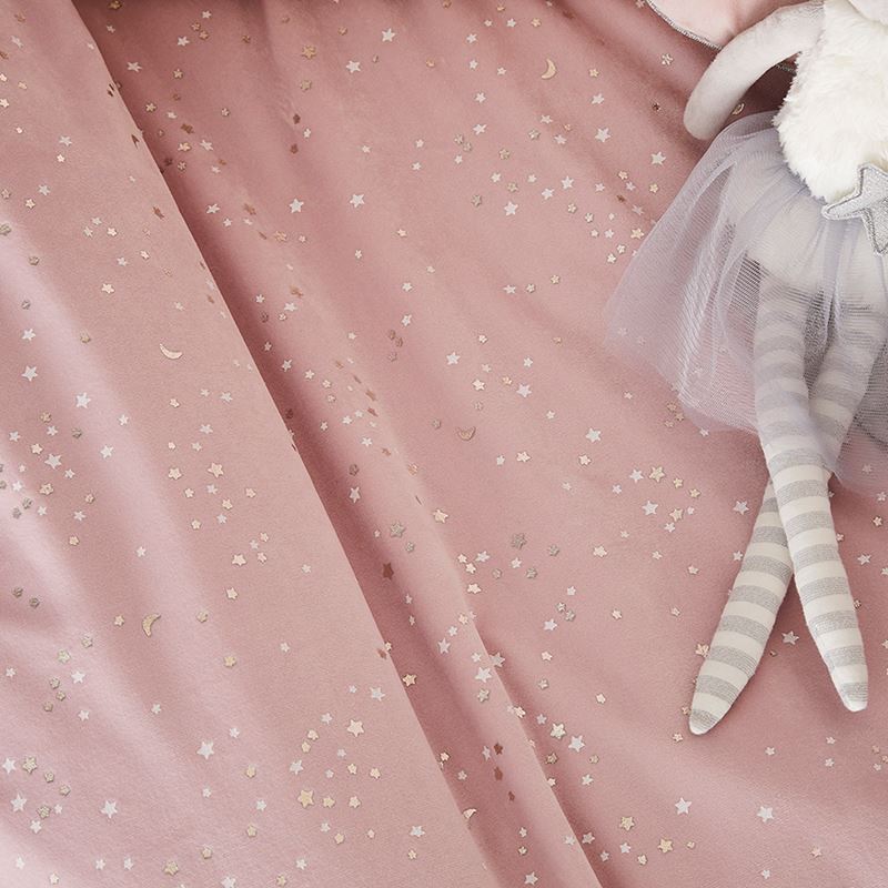 Magic Night Velvet Pink Quilt Cover Set