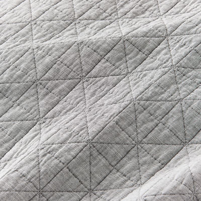 Elvis Grey Quilted Quilt Cover Set