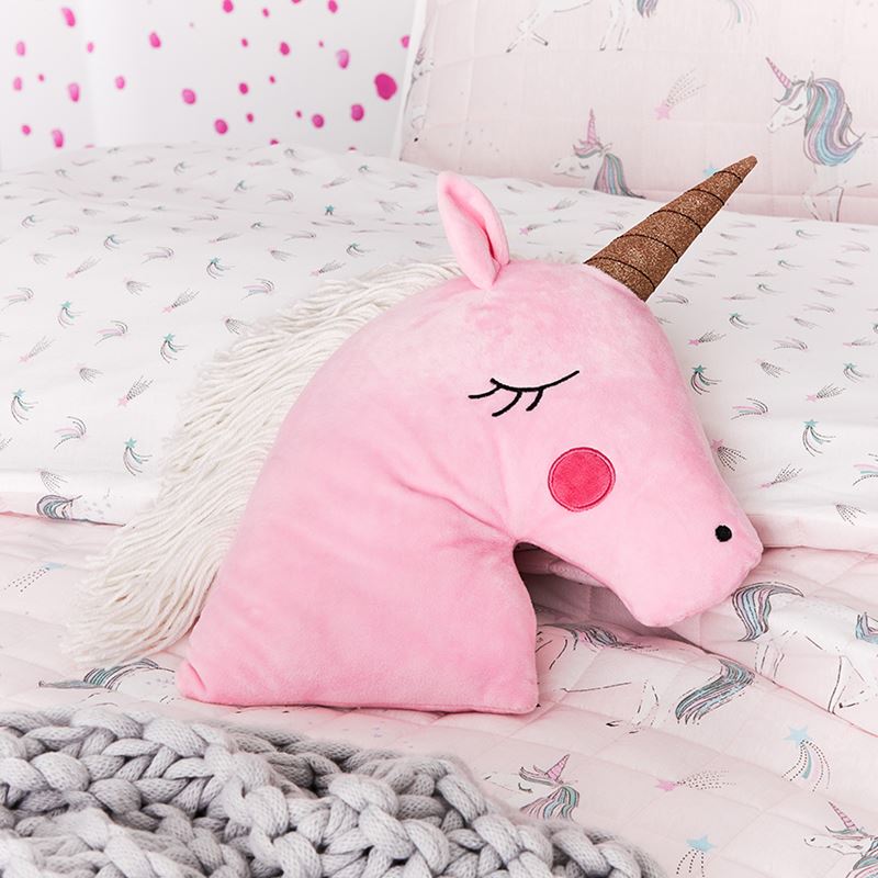 Unicorn Bamboo Jersey White Quilt Cover Set
