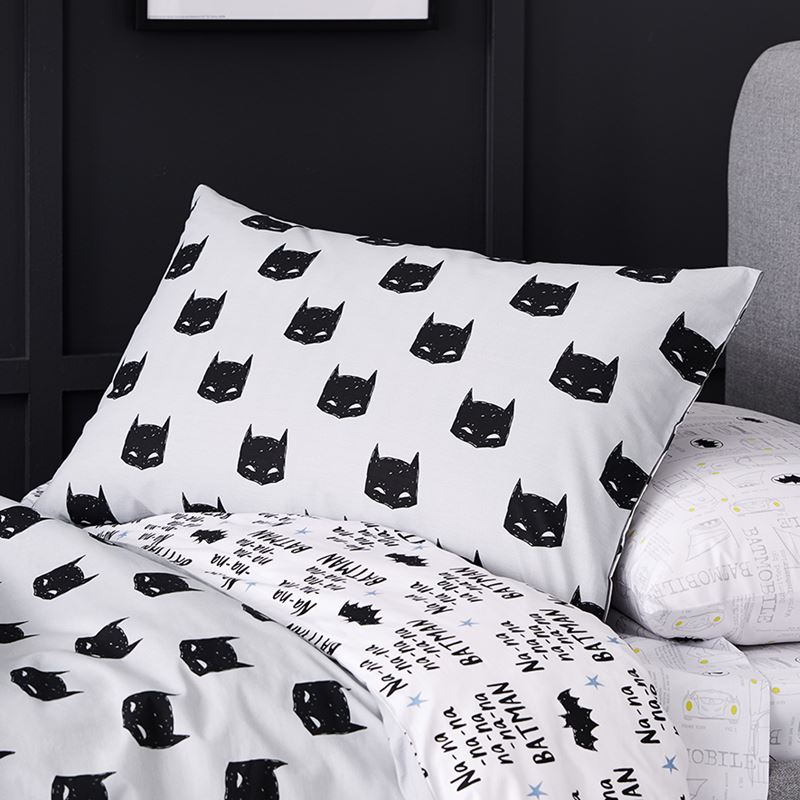 Batman Grey Quilt Cover Set