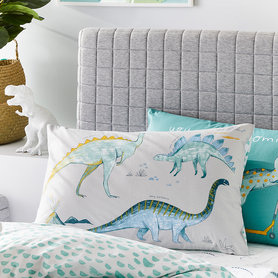 Adairs Kids Dane s Dinosaur Quilt Cover Set Adairs