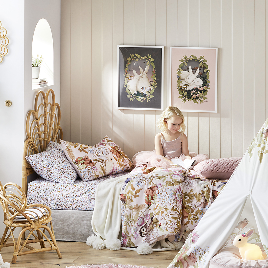 Fleur Harris Woodland Multi Quilt Cover Set | Kid's Quilt Covers & Coverlets | Adairs Kids