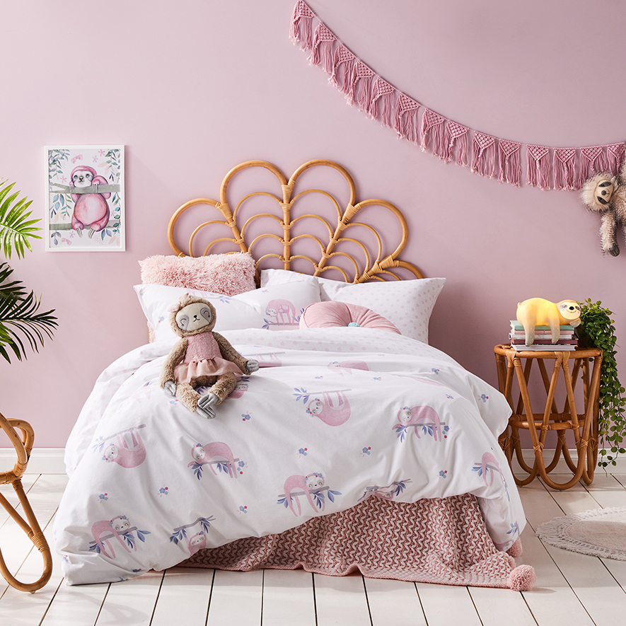 Adairs sloth quilt cover Clearance