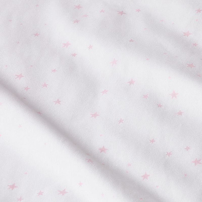 Bella Bunny Pale Pink Flannelette Quilt Cover Set
