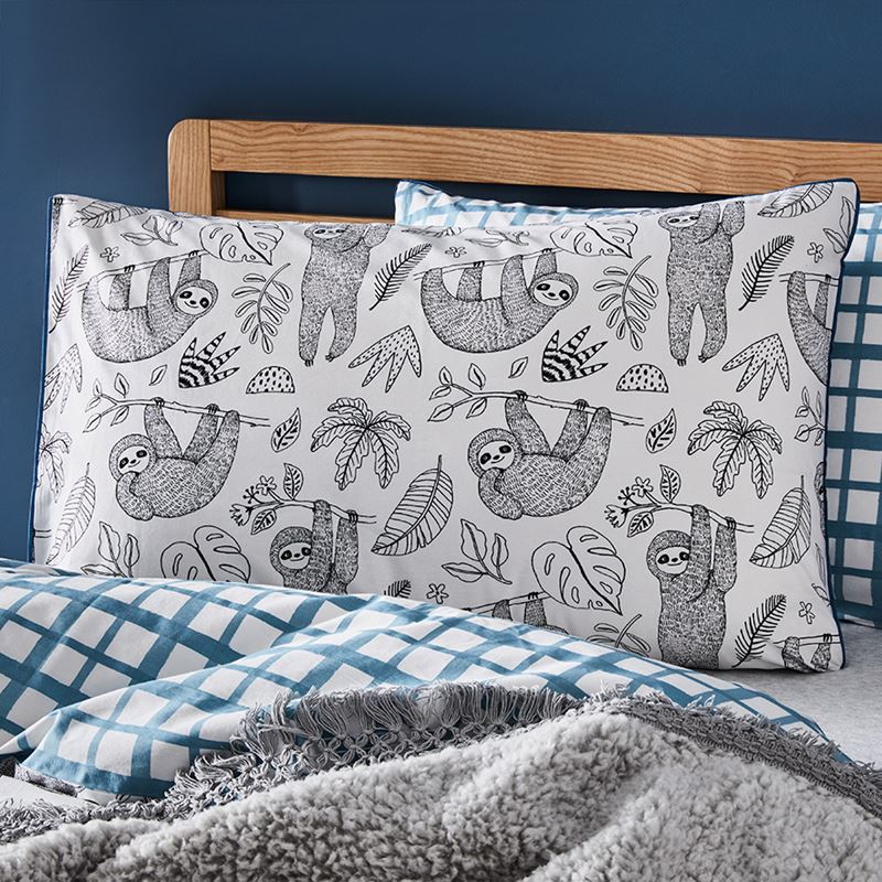 Smiley Sloth Quilt Cover Set