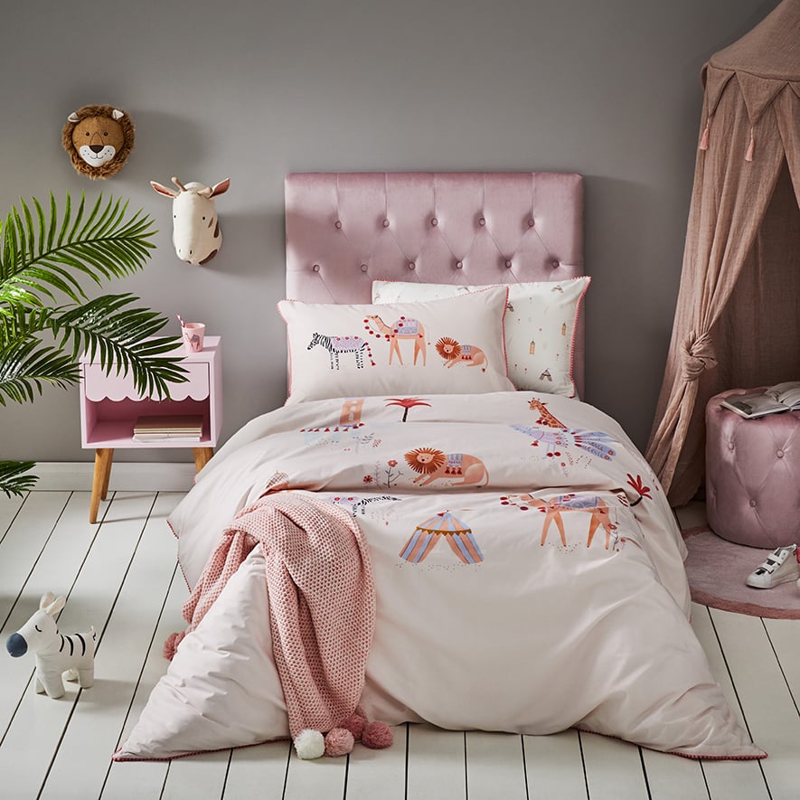 Adairs Kids Moroccan Dreaming Pale Pink Quilt Cover Set Adairs