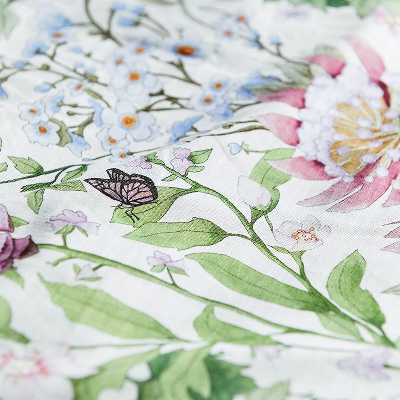 Fleur Harris Springtime Woodlands White Quilt Cover Set