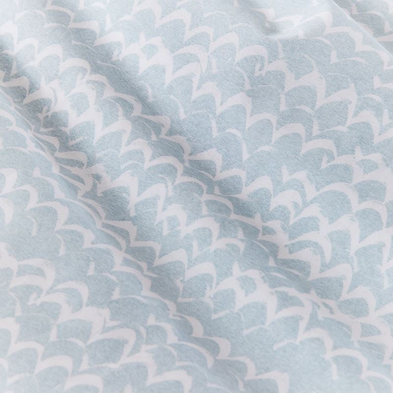 Whale Watching Stonewashed Duck Egg Blue Quilt Cover Set