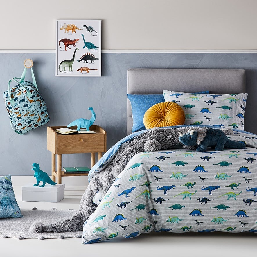 Grey deals dinosaur bedding
