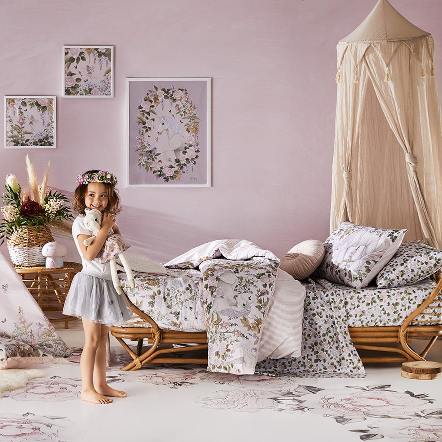 Adairs unicorn quilt cover 2025