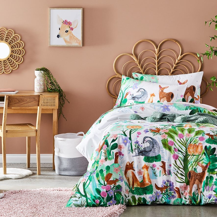 Adairs woodland quilt online cover