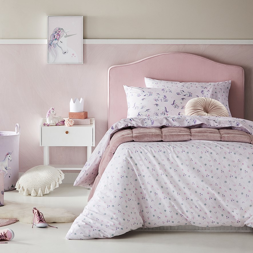 Magical Unicorn Quilt Cover Set Bedroom Adairs Kids