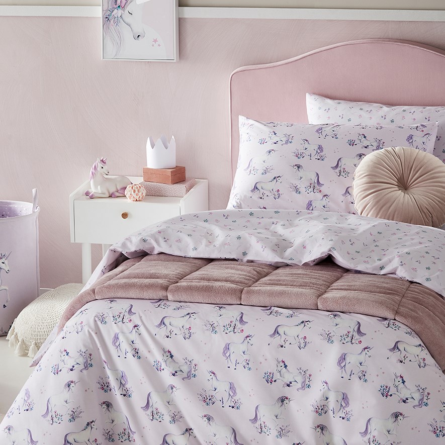 Adairs unicorn quilt cover hotsell