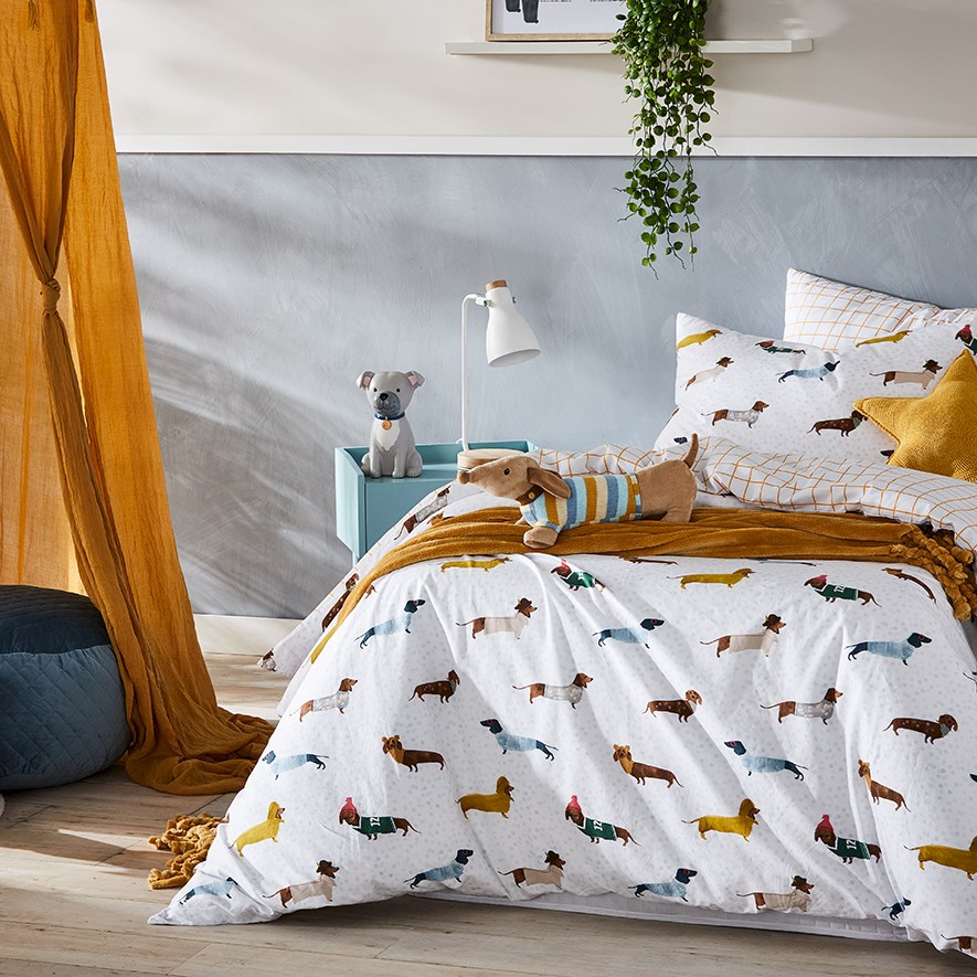 Dachshund quilt set clearance