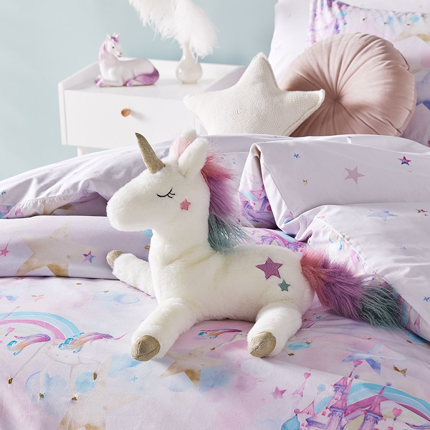 Adairs Kids Rainbow Unicorn Keepsake Toy Adairs