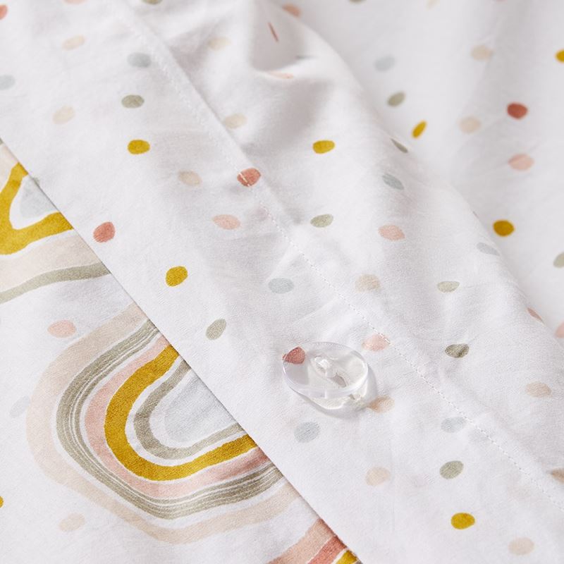 Follow Your Rainbow Organic Cotton Quilt Cover Set | Bedroom | Adairs Kids
