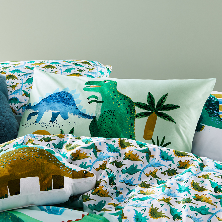 Adairs dinosaur deals quilt cover