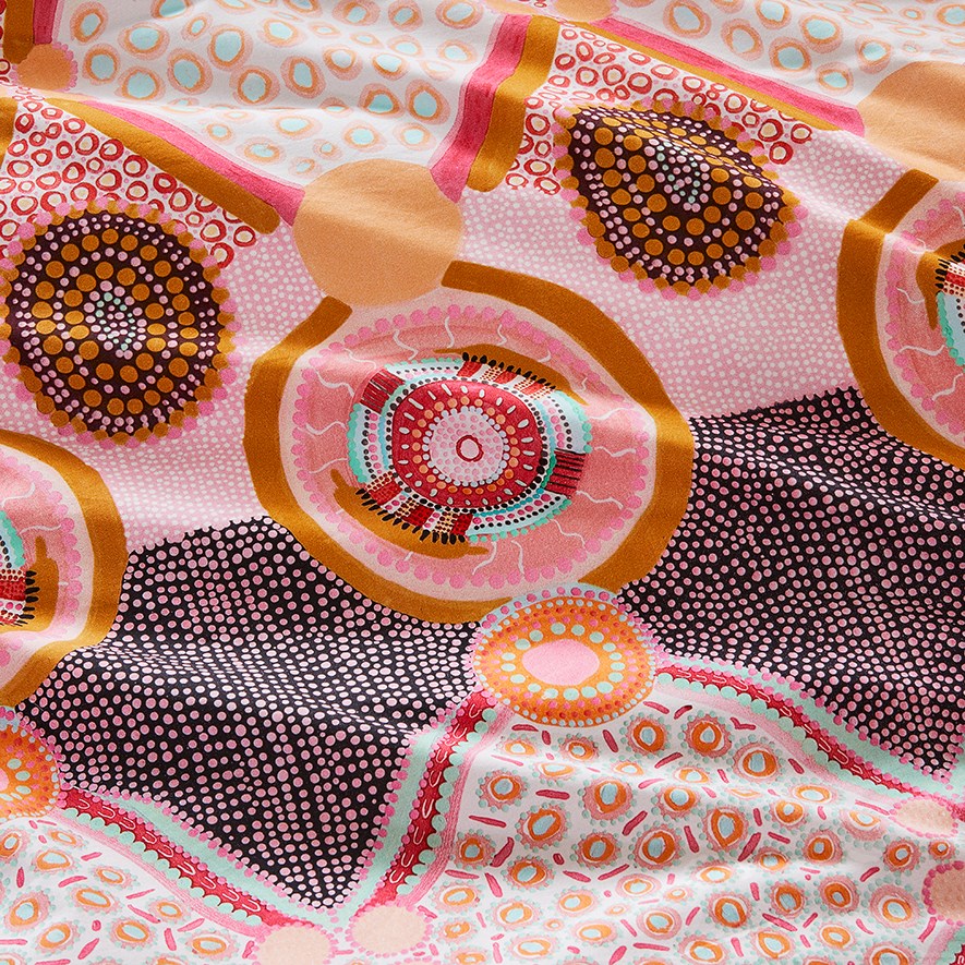 Adairs Kids Miimi + Jiinda Giidany Lullabies Quilt Cover Set Adairs