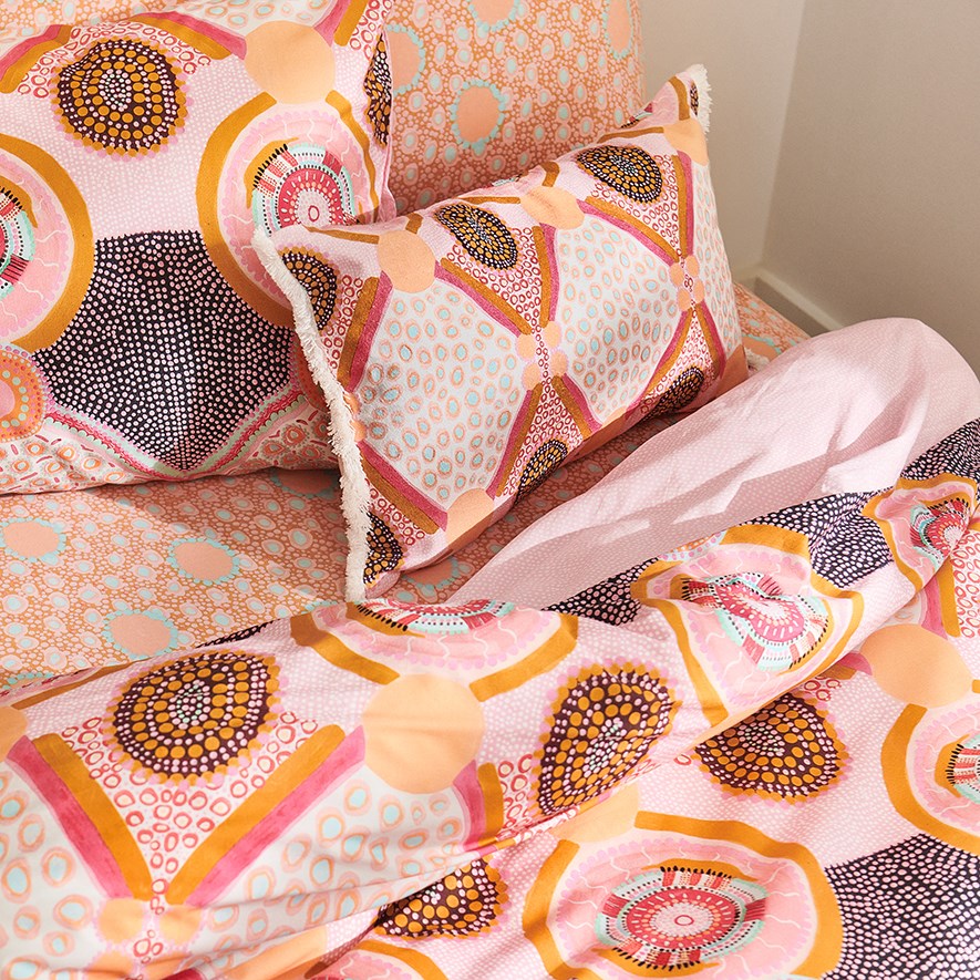 Adairs Kids Miimi + Jiinda Giidany Lullabies Quilt Cover Set Adairs