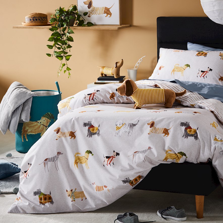 Adairs Kids Dogs Life Quilt Cover Set Bedroom Adairs