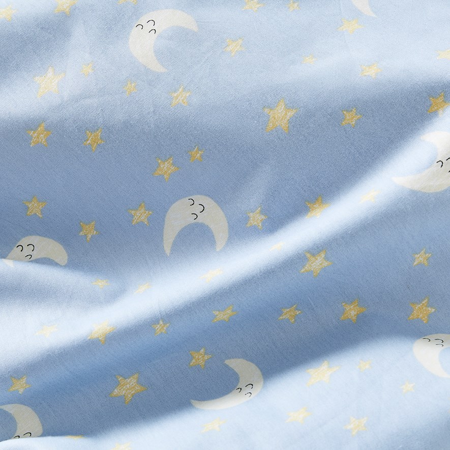 Adairs Kids Bluey Chambray Quilted Quilt Cover Set Adairs