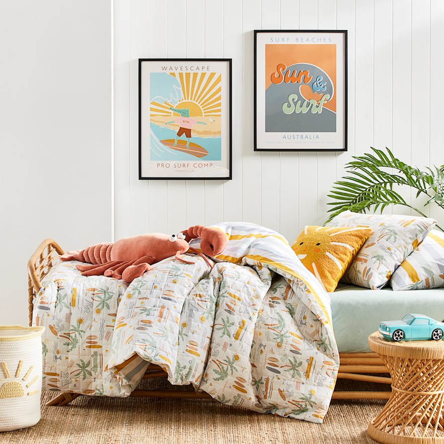 Boys surf bedding cheap