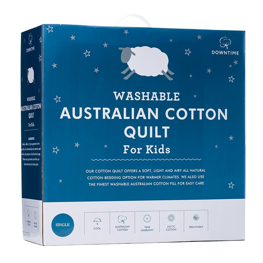 Downtime Washable Australian Cotton Quilt Adairs