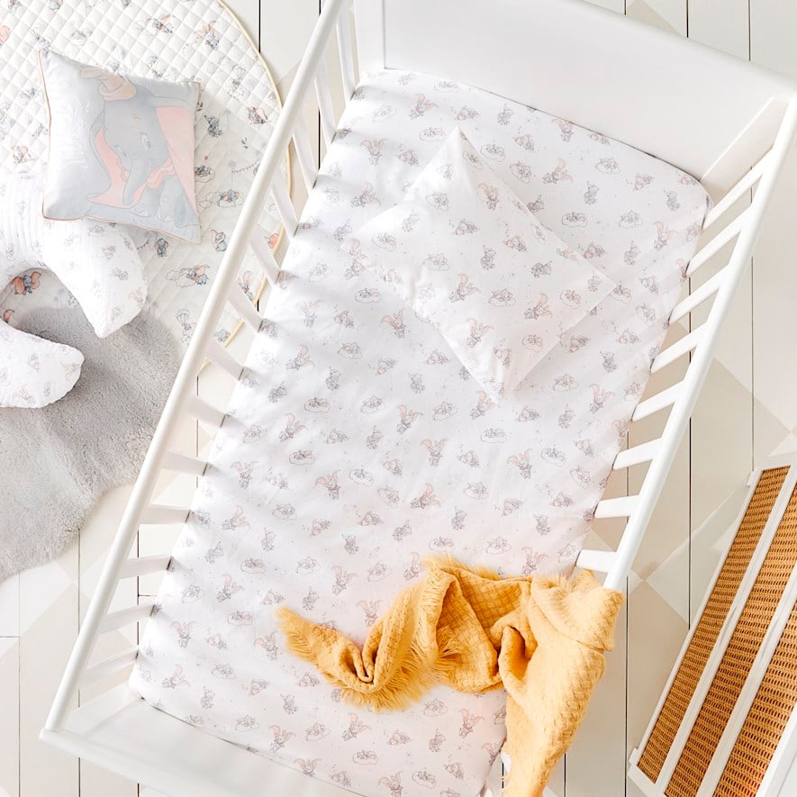 Dumbo cot store bumper set