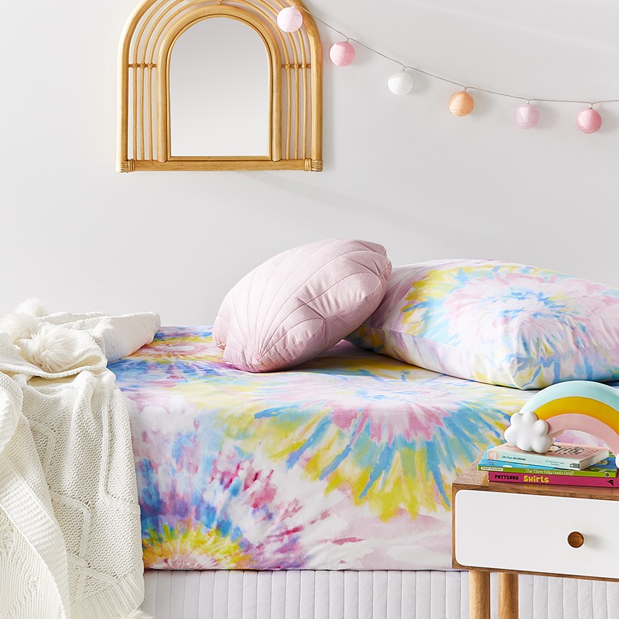 Tie store dye sheets