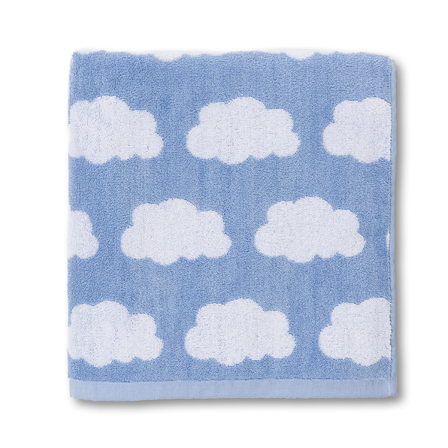 Cloud Towel Pale Blue Bathroom Towels Adairs Kids Online