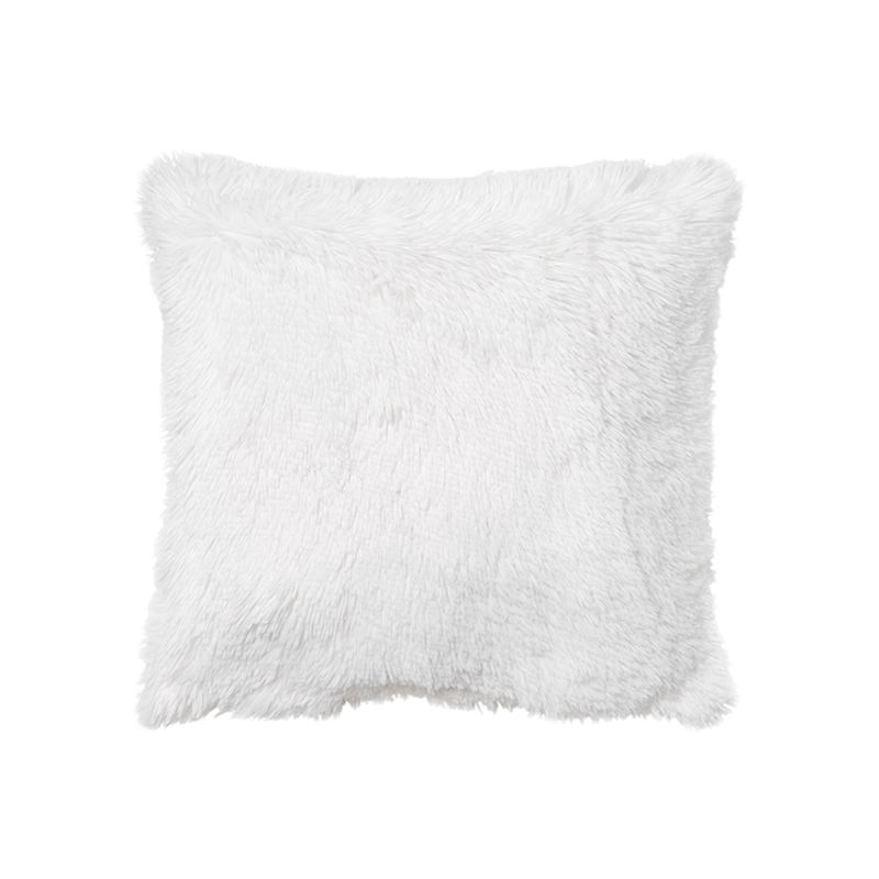 Kingston Faux Fur White Cushion