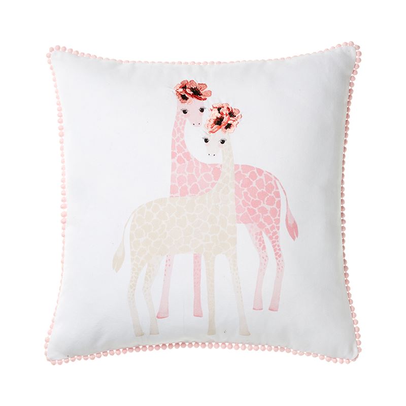 Designer Cushion Range Floral Giraffe