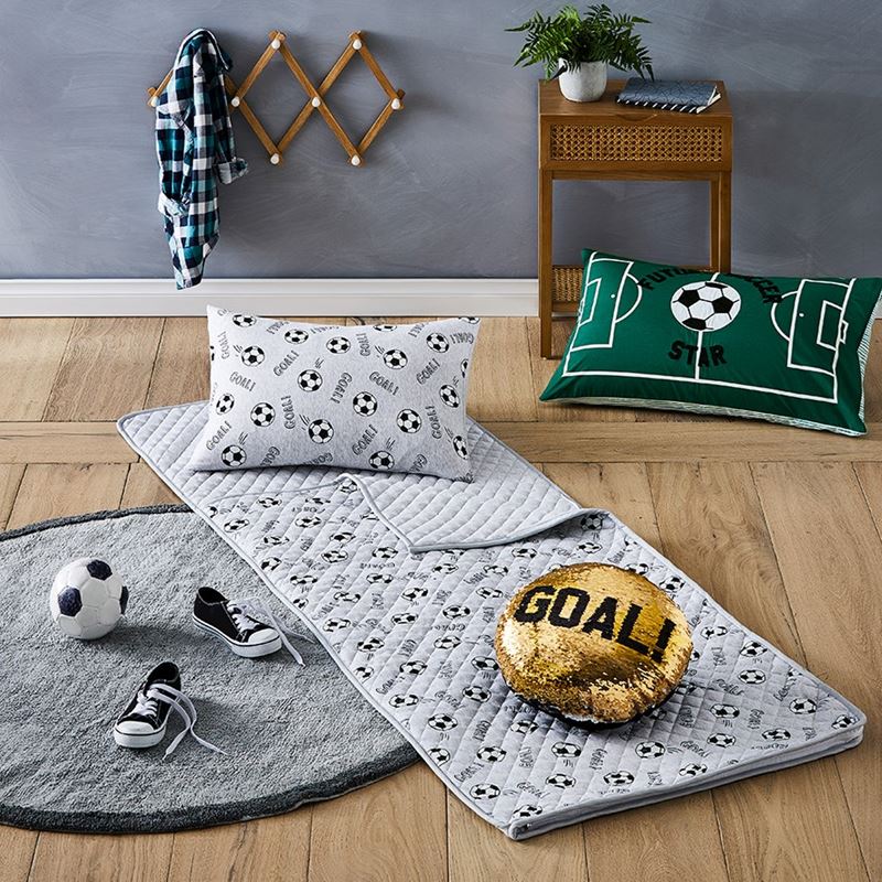 Sequin Goal Gold Cushion