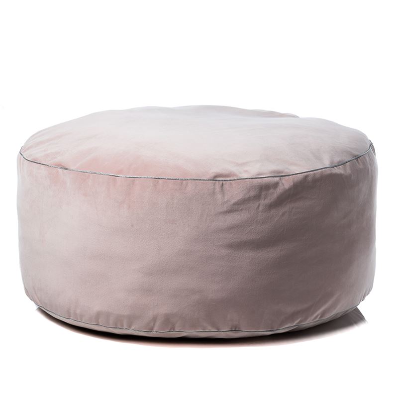 Velvet Floor Cushion Pink