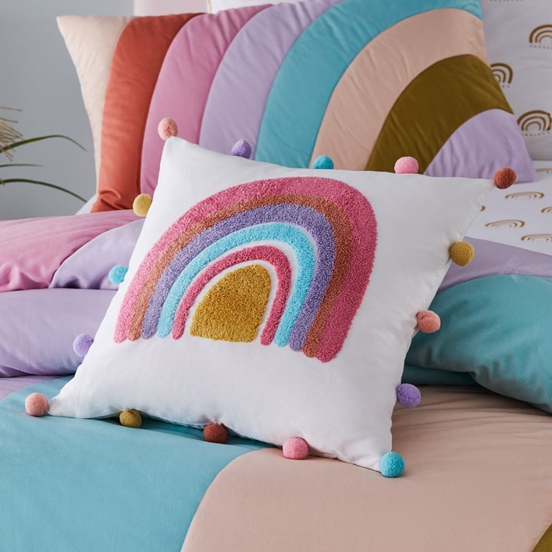 Rainbow Sunrise Classic Cushion