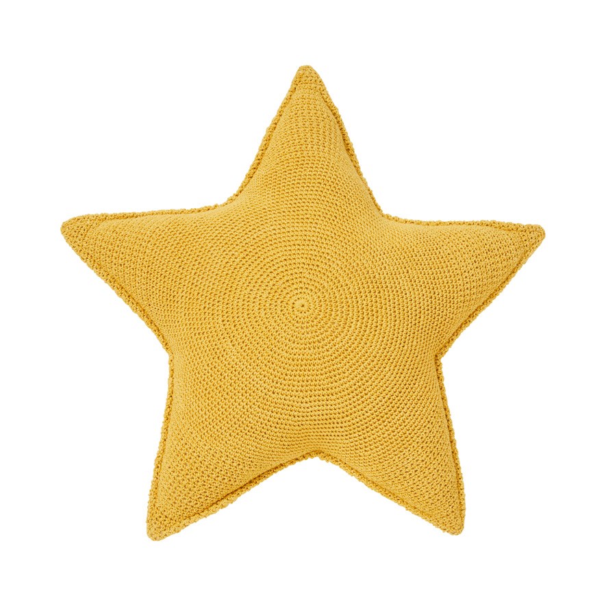 Yellow star best sale cushion