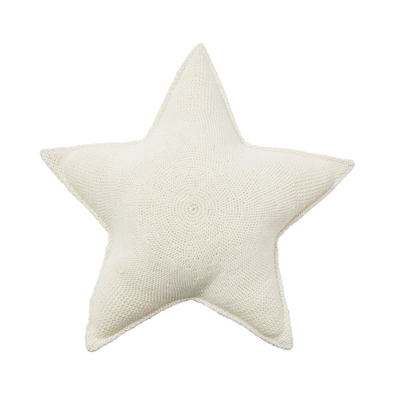 Crochet Star Snow Cushion