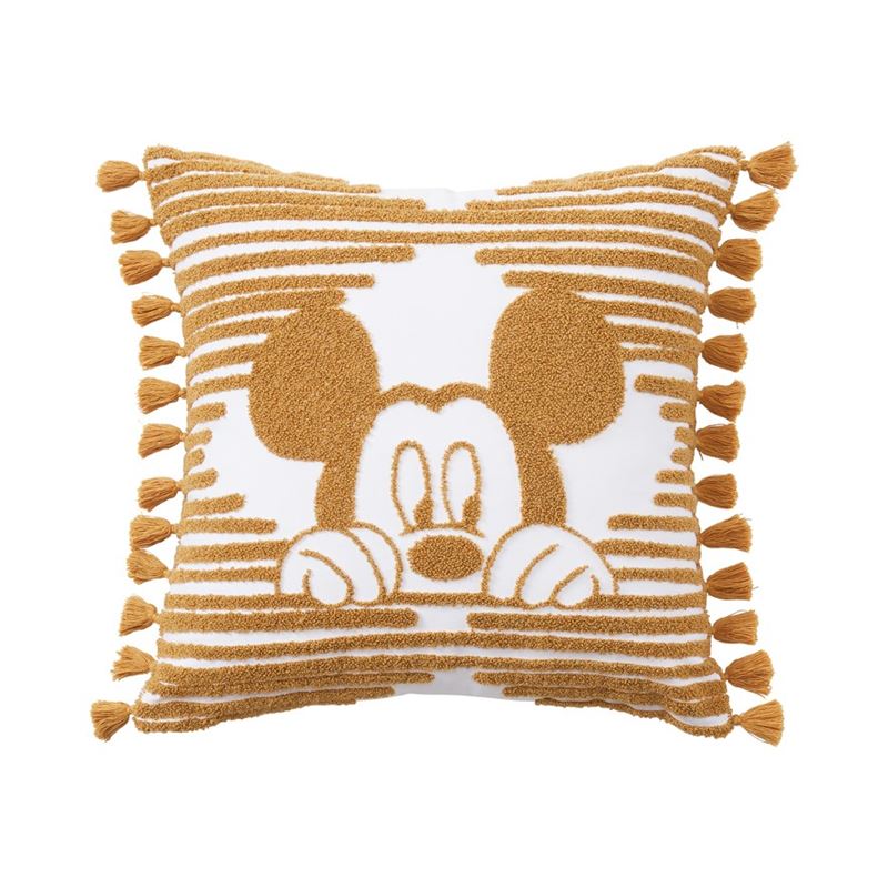 Disney Mouse Golden Peekaboo Mickey Cushion