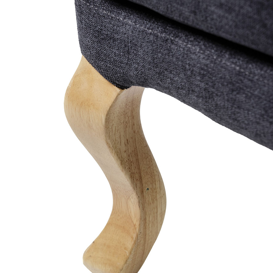 Adairs Kids Draper Chair Charcoal Adairs