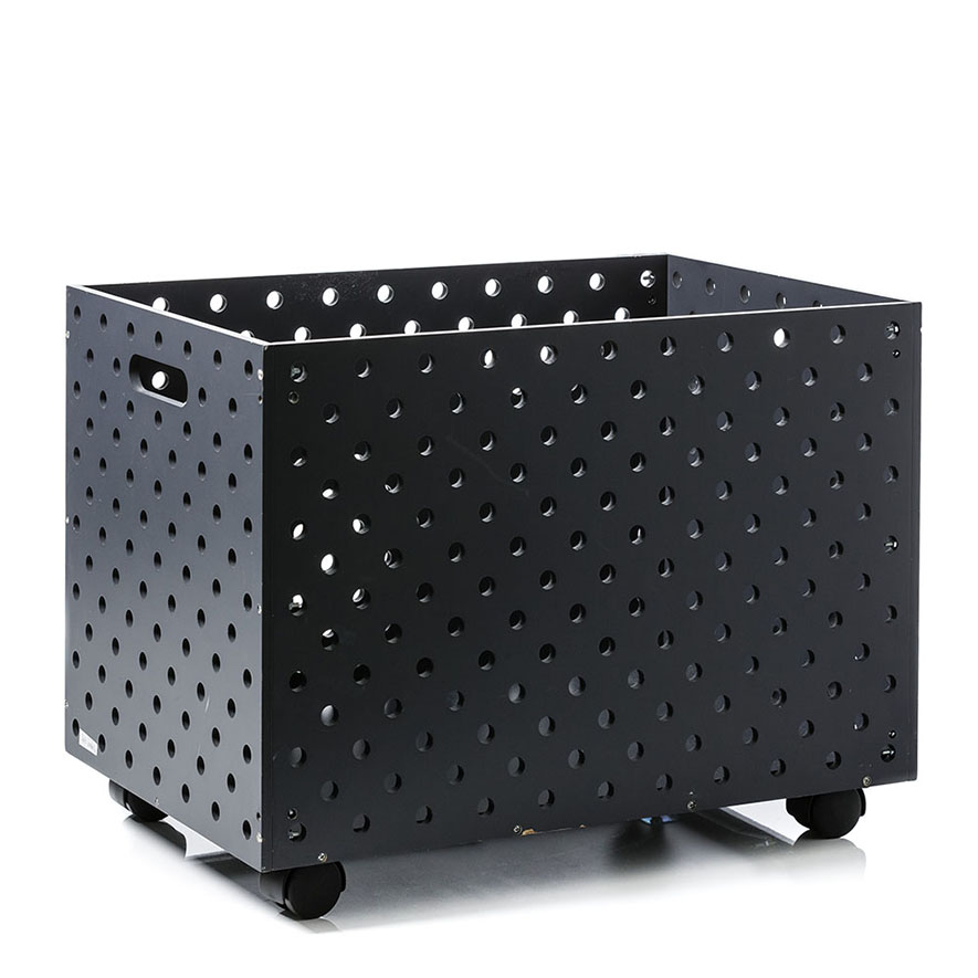 Adairs Kids Grey Toy Box on Wheels Adairs