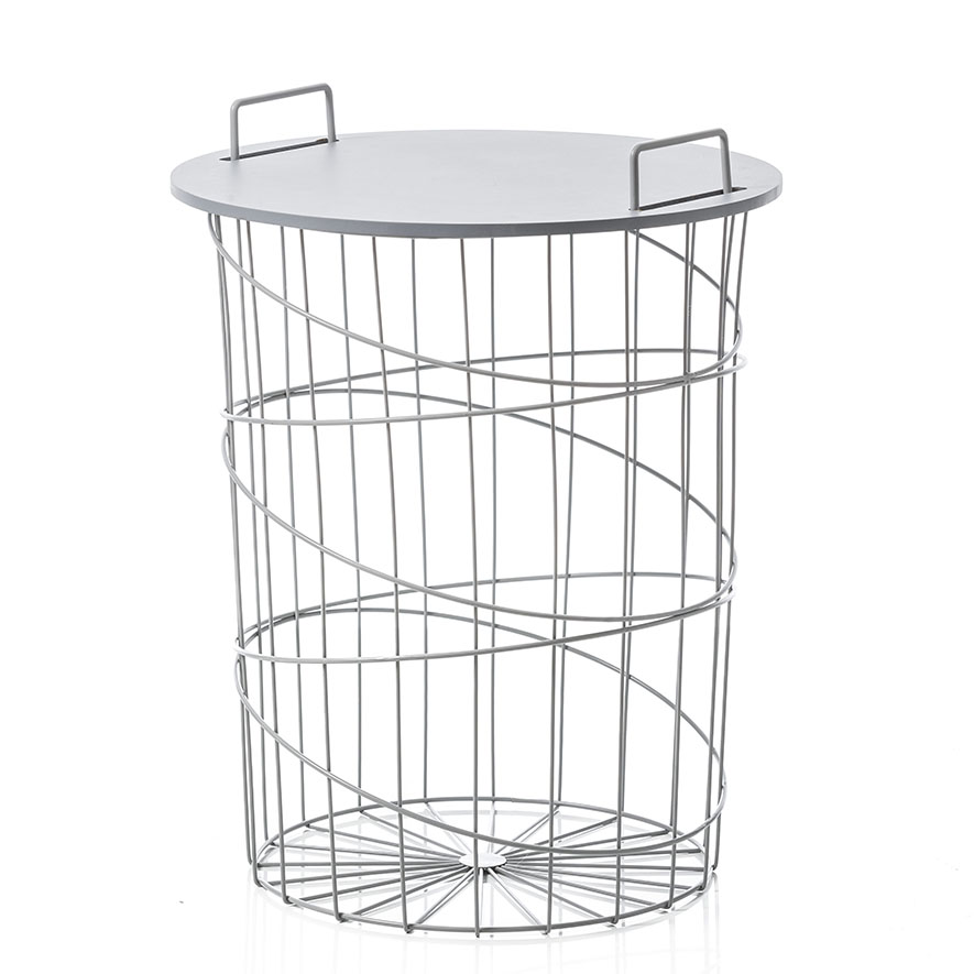 Adairs Kids Lulu Wire Table Grey Adairs