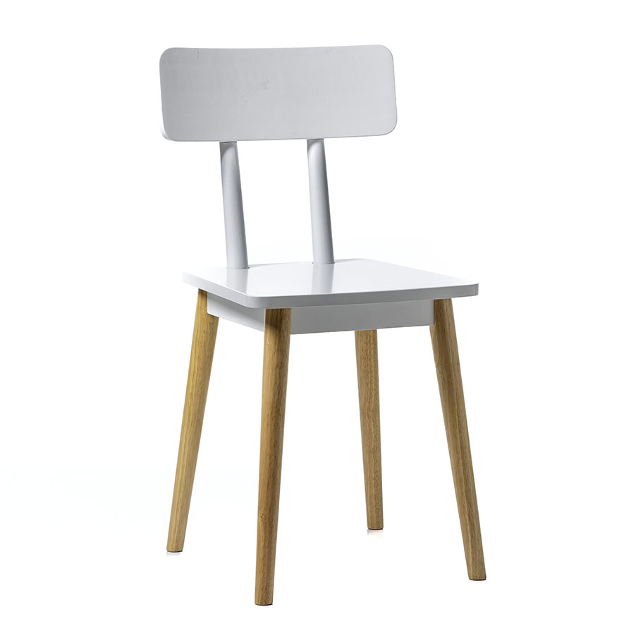 Adairs Kids Billie White Square Chair Adairs