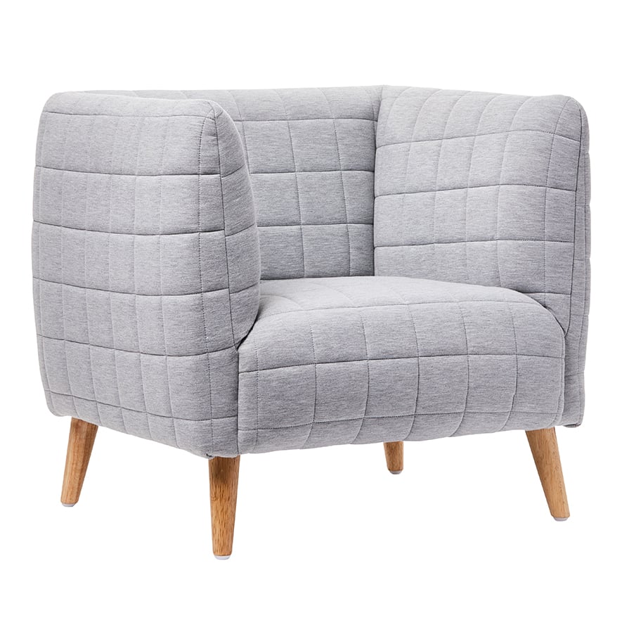 Adairs Kids Furniture Collection 1 Seater Chair Grey Adairs