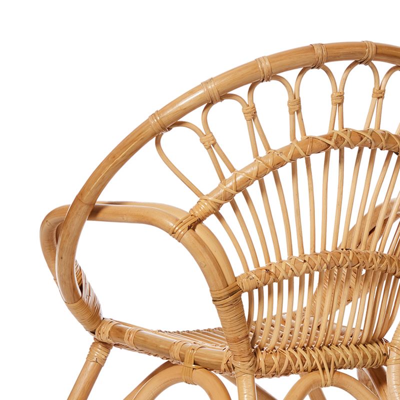 Oasis Rattan Milo Jr. Chair Honey