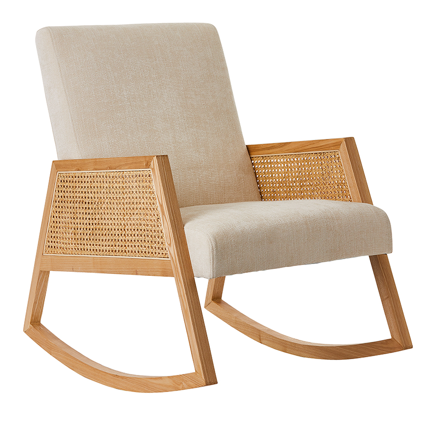 Adairs Baby - Arden Rattan Rocking Chair | Hone & Gifts | Adairs