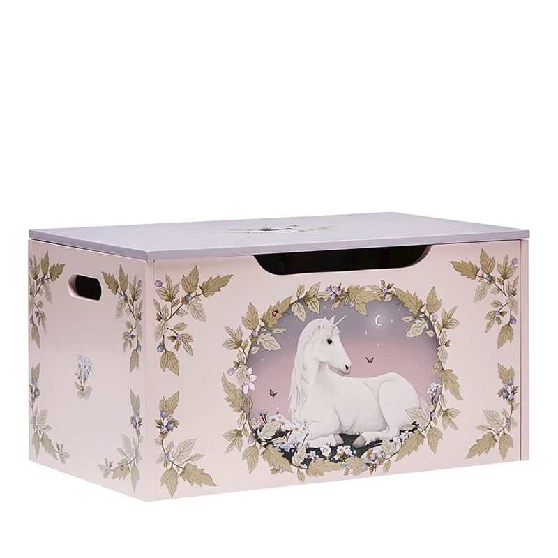 Fleur Harris Pink Woodland Unicorn Toy Box