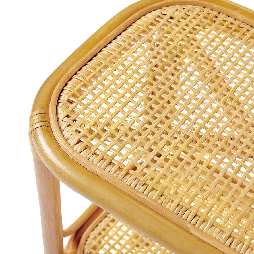 Adairs Kids Marlo Rattan Furniture Collection Natural Bedside Table