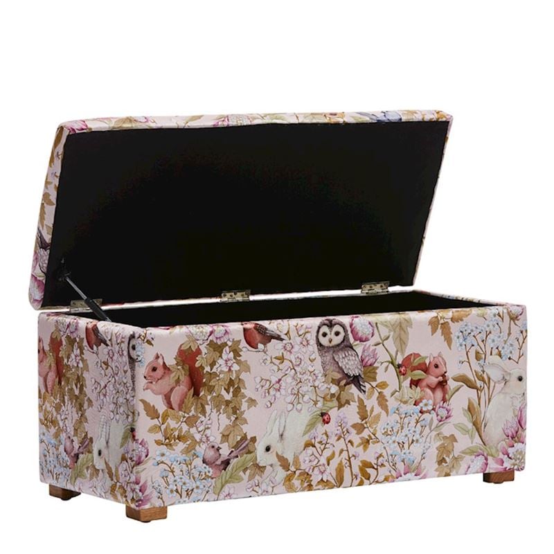 Fleur Harris Woodlands Pink Blanket Box